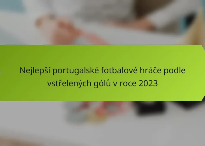 Nejlepší portugalské fotbalové hráče podle vstřelených gólů v roce 2023